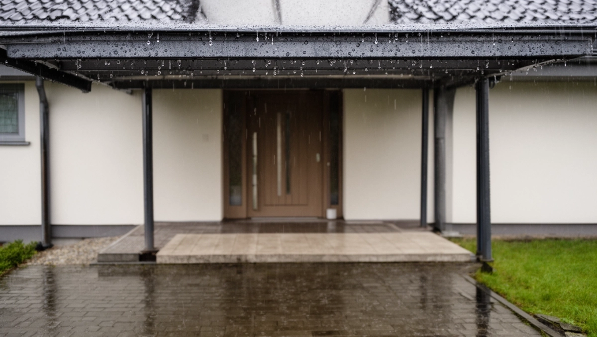 zadaszenie wejścia do domu jednorodzinnego przepisy