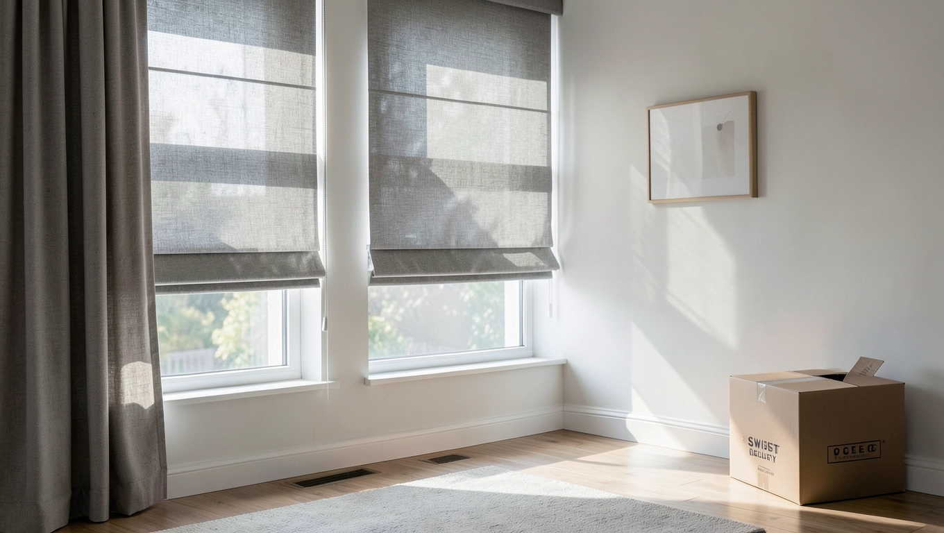 Zalety gotowych rolet rzymskich