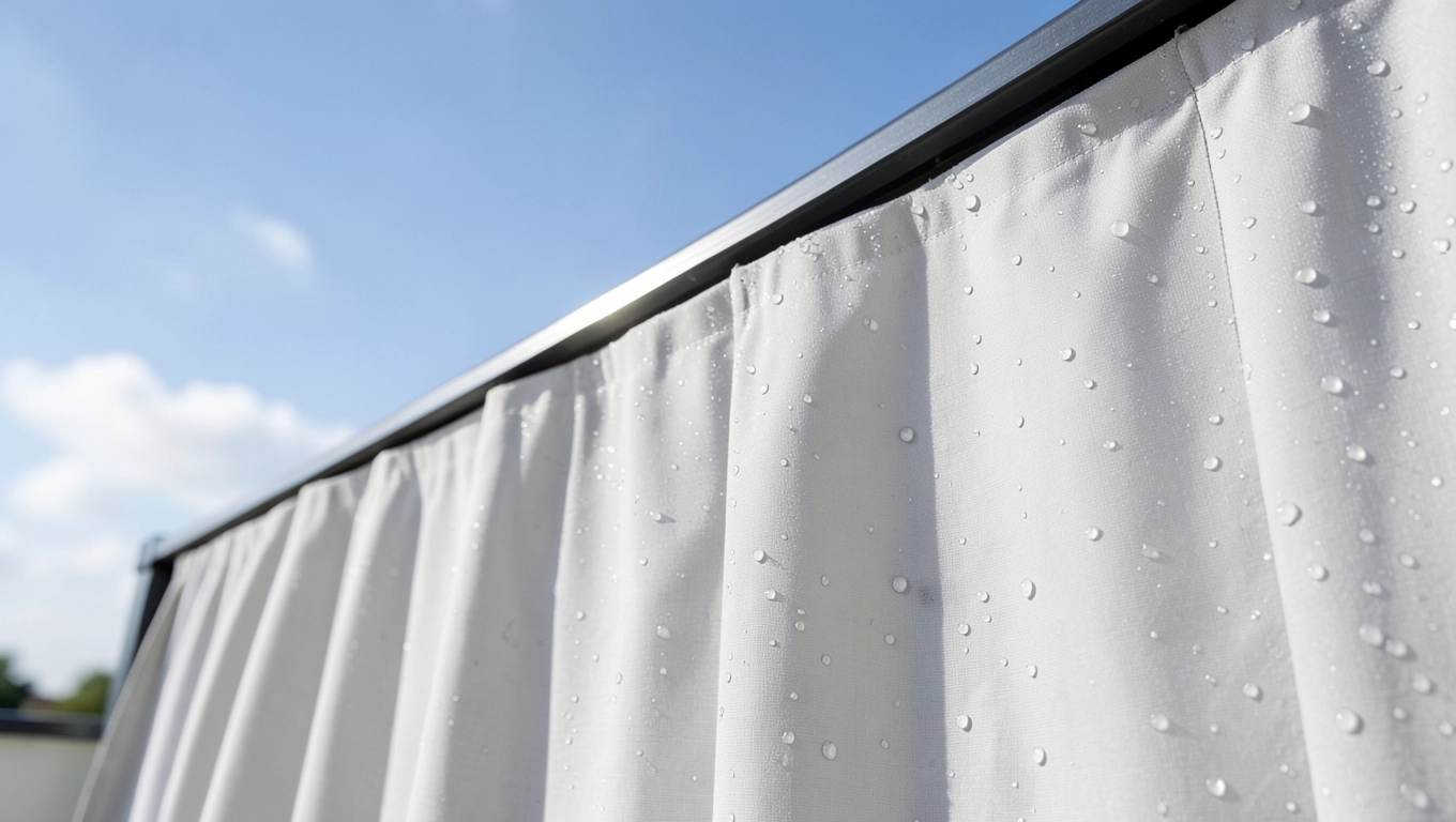 Zasłony tarasowe wodoszczelne na wymiar