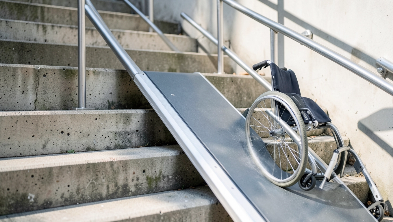 Zjazd dla wózków na schodach