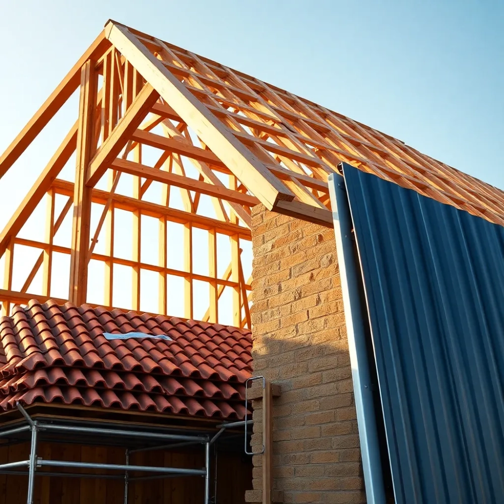 Zmiana pokrycia dachu w projekcie