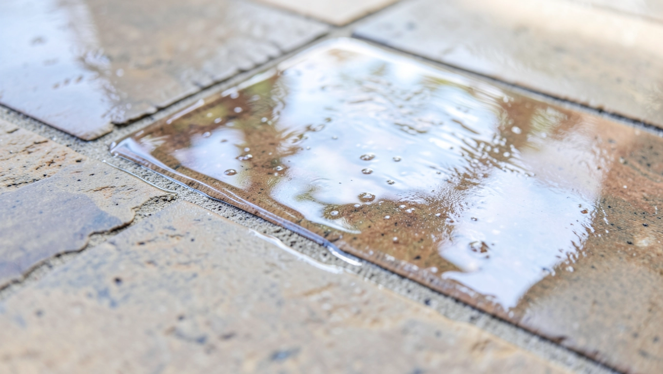 Żywica bezbarwna na płytki tarasowe