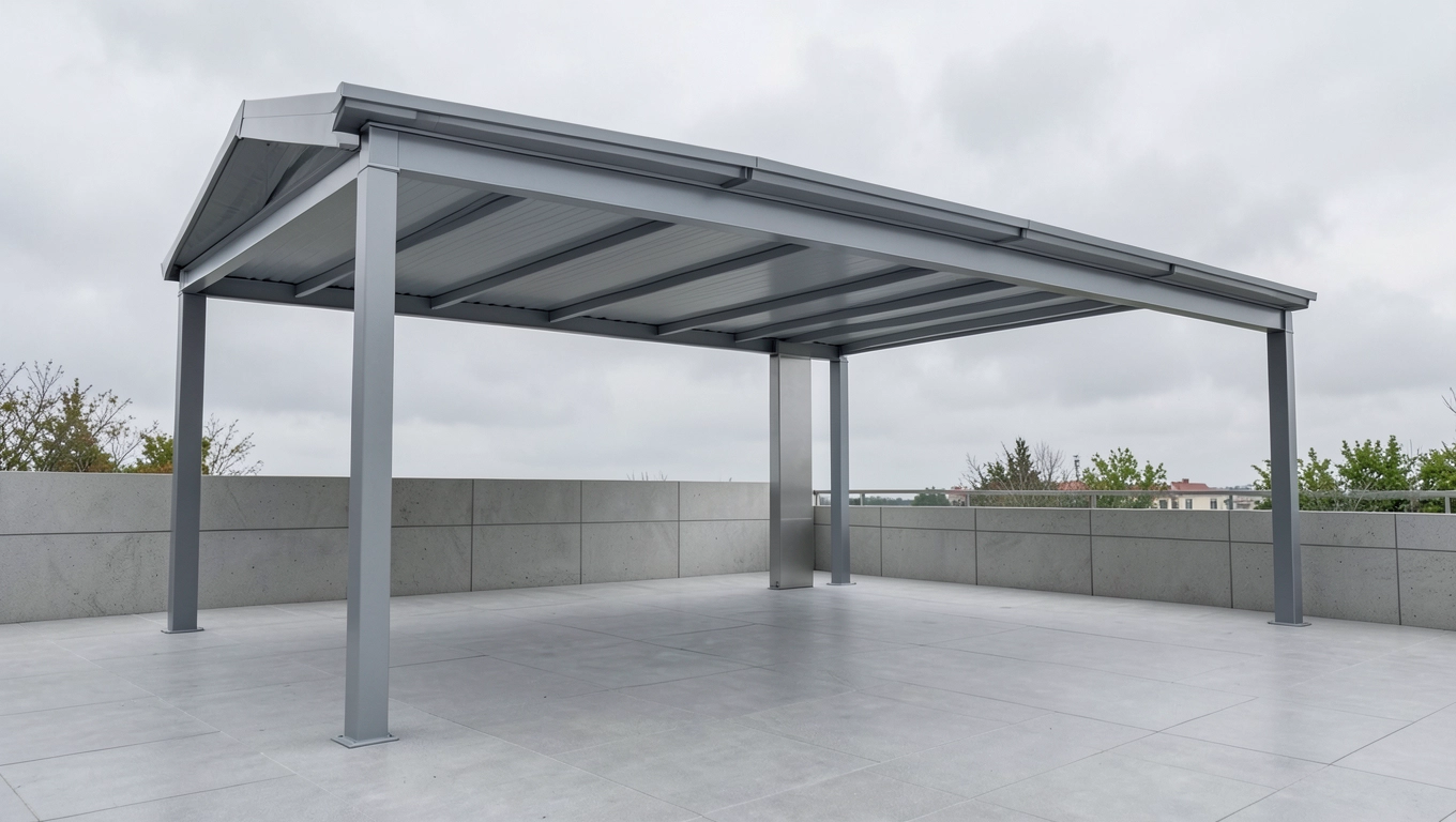 aluminiowe zadaszenie tarasu 3x5