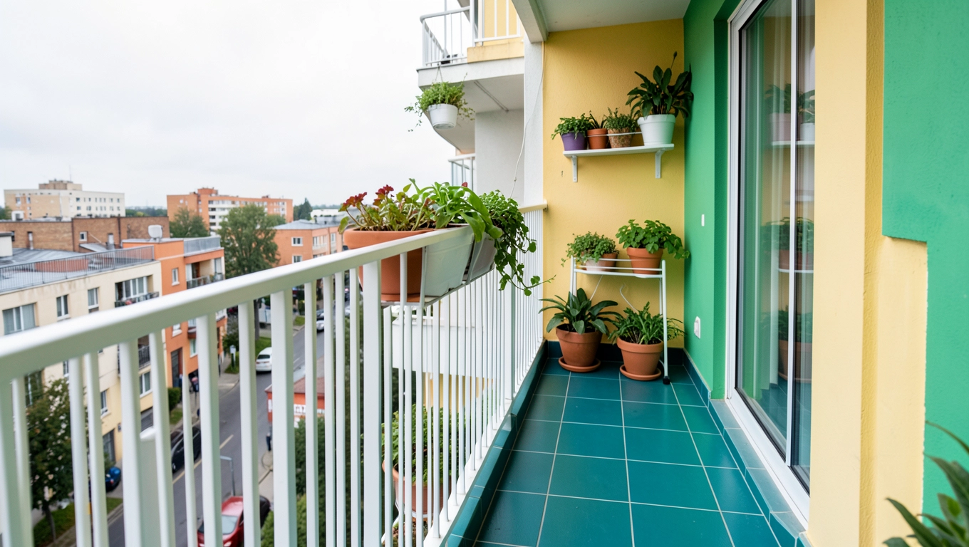 Czym Pomalować Balkon W Bloku