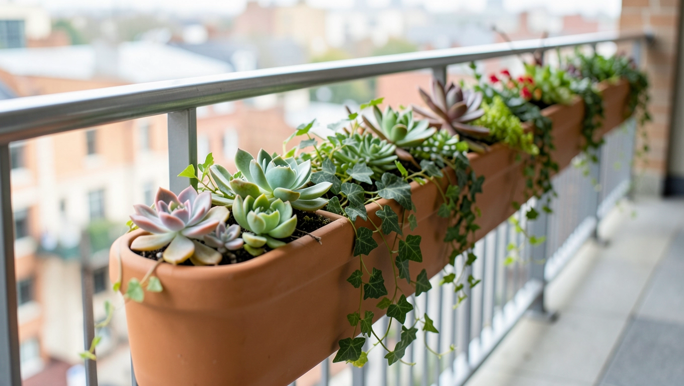 Doniczki na balkon podłużne