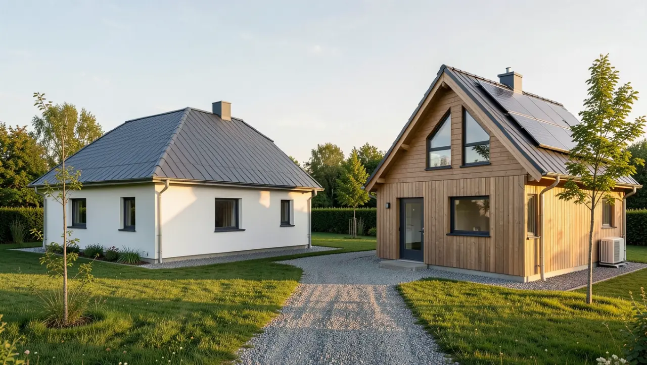 Ile kosztuje dom parterowy, a ile z poddaszem? Kosztorys dla ok. 110 m²