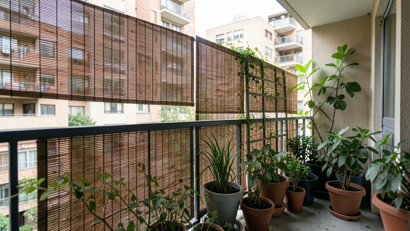 Jak osłonić balkon w bloku przed sąsiadami