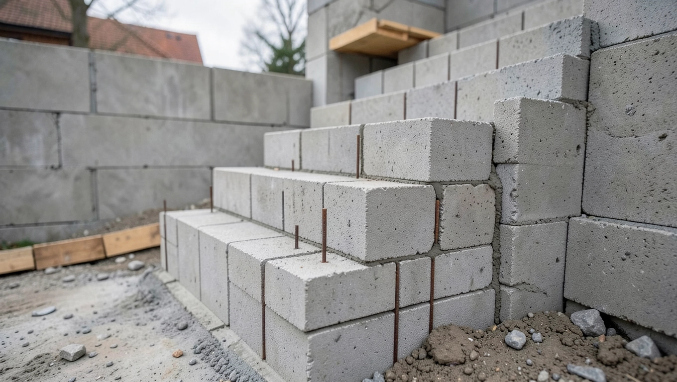 Jak wymurować schody z bloczków betonowych