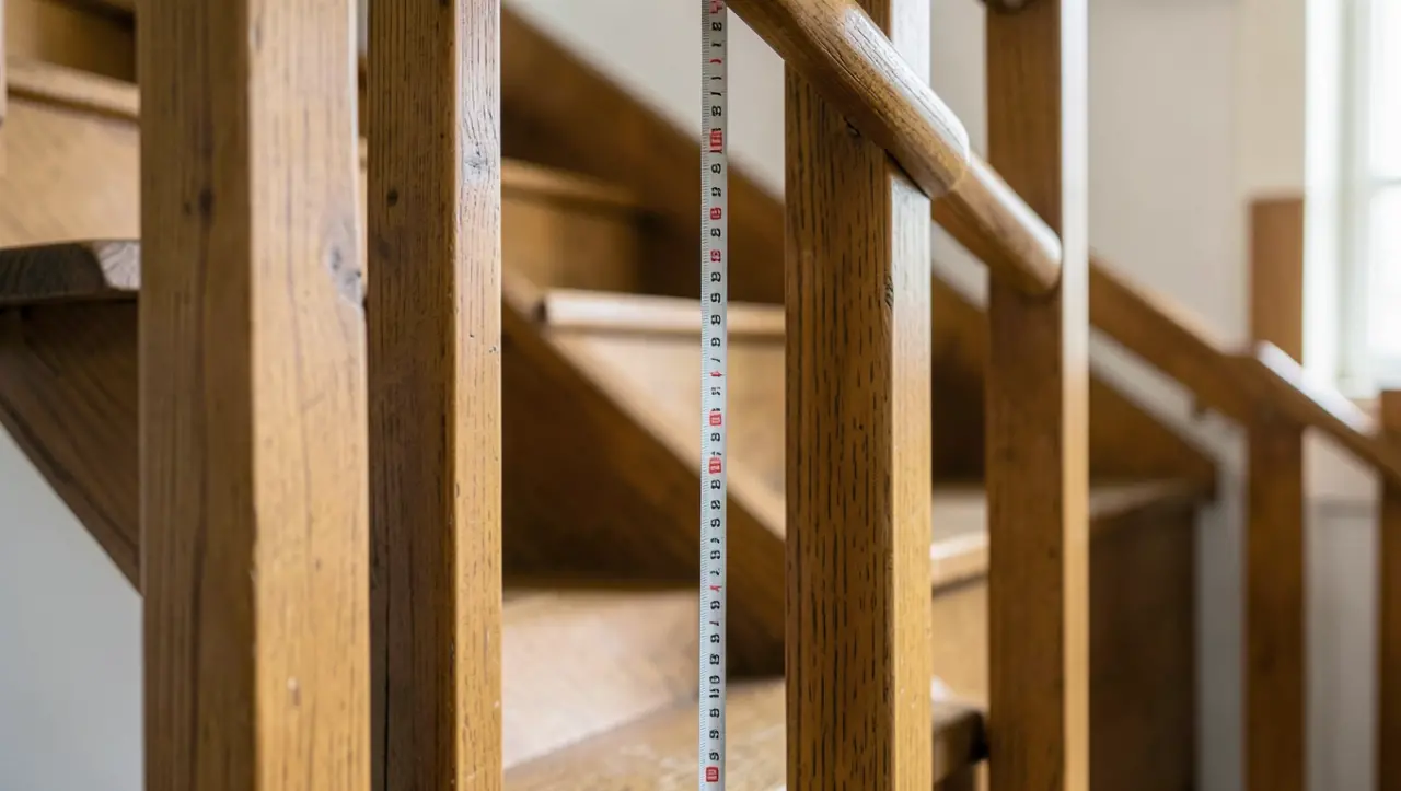 Jak zmierzyć wysokość balustrady schodowej
