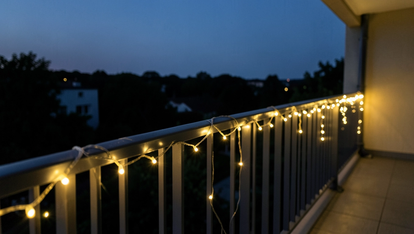 Lampki zewnętrzne solarne na balkon