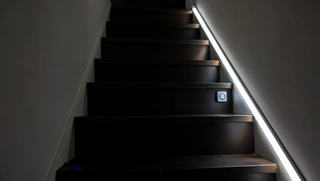 Listwa LED z czujnikiem ruchu na schody
