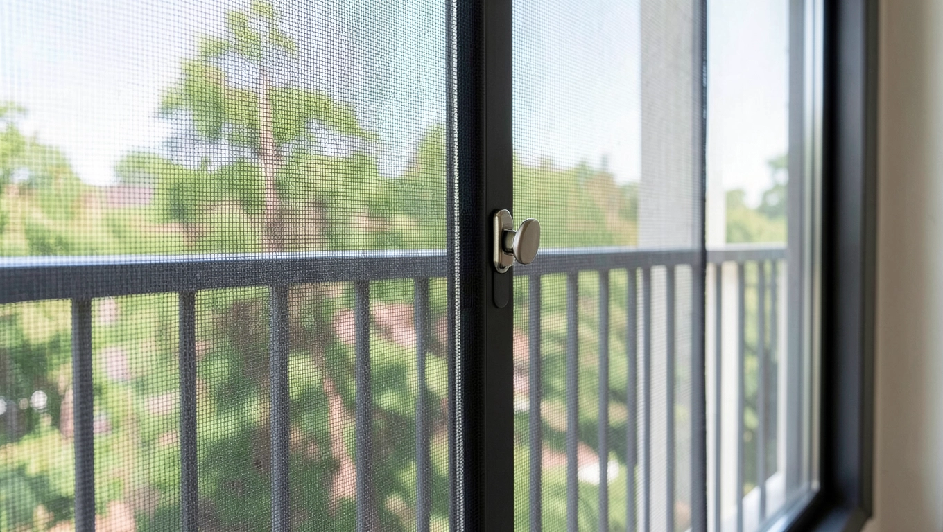 Moskitiera na balkon na magnes