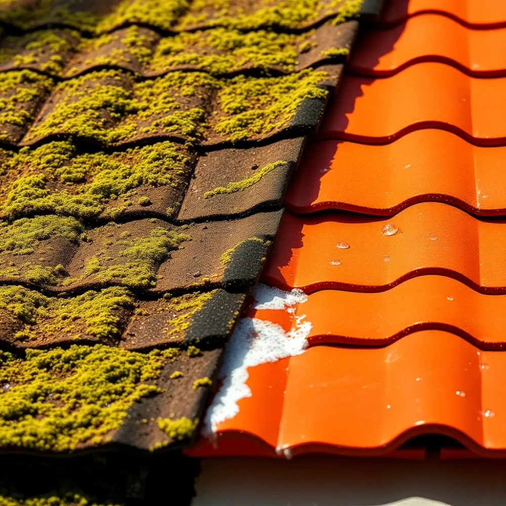 Mycie dachówki ceramicznej