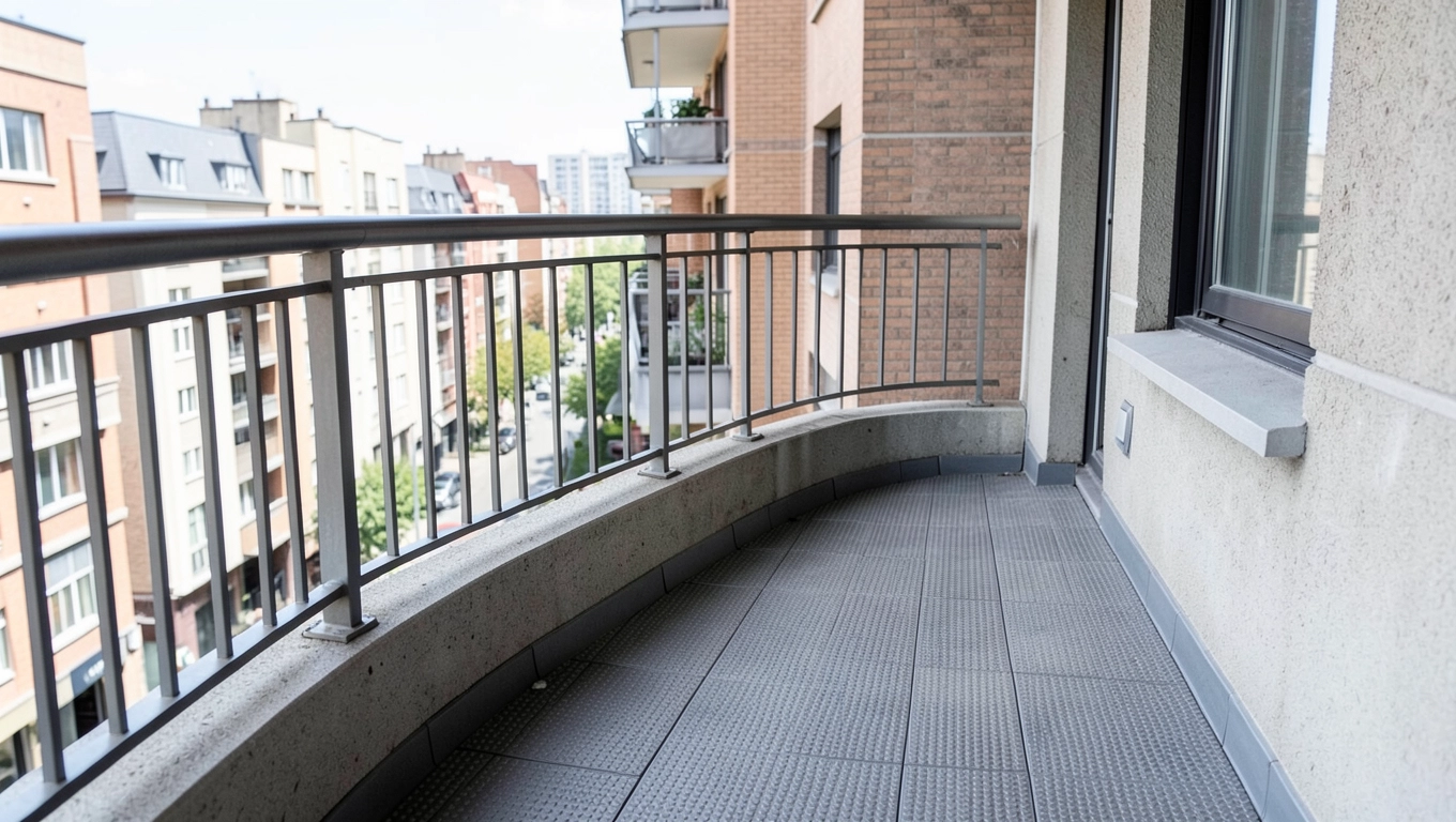 Płytki na balkon w bloku