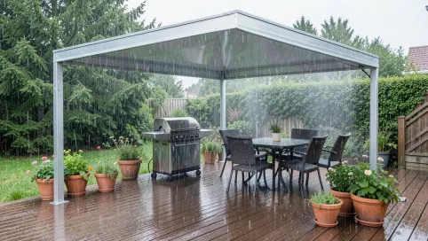 aluminiowe zadaszenie tarasu brzeg