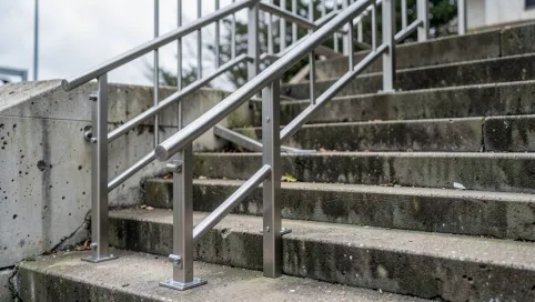 Balustrady na schody zewnętrzne do samodzielnego montażu