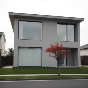 Dom piętrowy z płaskim dachem do 100m2
