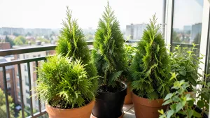 Iglaki na balkon całoroczne