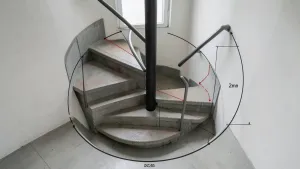 Ile potrzeba miejsca na schody spiralne