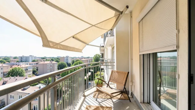 Jak osłonić balkon w bloku przed słońcem