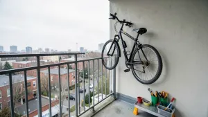 Jak przechowywać rower na balkonie