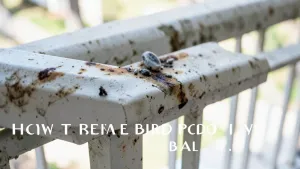 Jak Usunąć Ptasie Odchody Z Balkonu