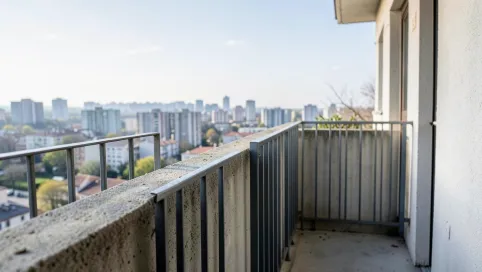 Kratka na balkon w bloku