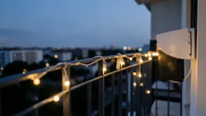 Lampki na balkon solarne
