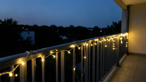 Lampki zewnętrzne solarne na balkon
