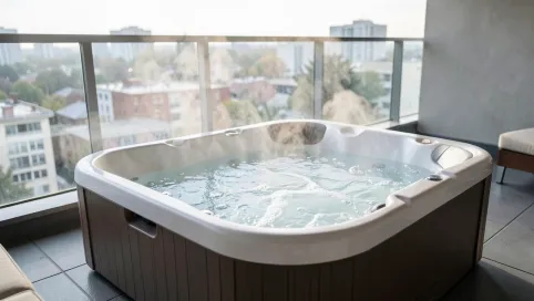 Małe jacuzzi na balkon