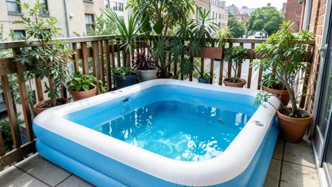 Mały basen na balkon