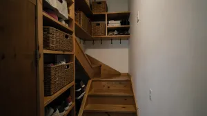 Miejsce pod schodami w przedpokoju