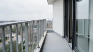 Minimalną Szerokość Balkonu