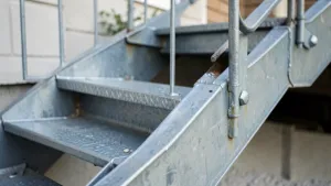Montaż schodów metalowych zewnętrznych