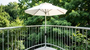 Parasol Półokrągły Na Balkon