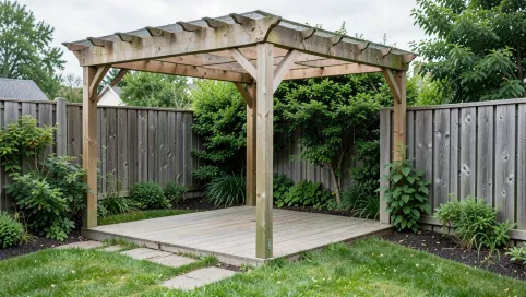 pergola ile od granicy