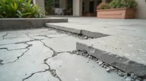Płytki na tarasie betonowym