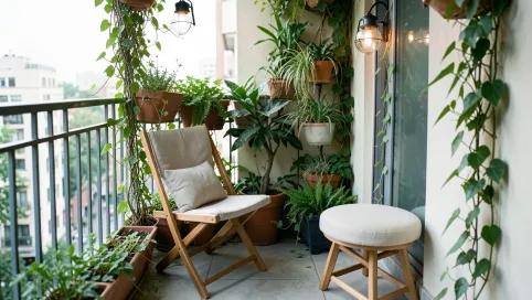 Pomysł na mały balkon w bloku