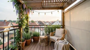 projekt pergoli na balkon katowice