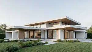 projekty domów z płaskim dachem