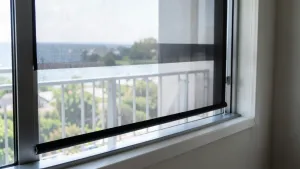 Roleta na okno balkonowe dzień noc