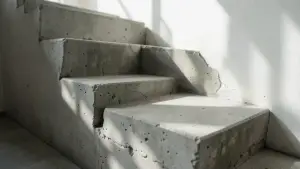 Różna wysokość stopni schodów