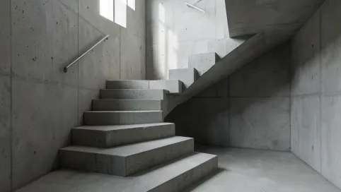 Schody z betonu architektonicznego