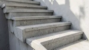 Stopnice na schody zewnętrzne z kapinosem