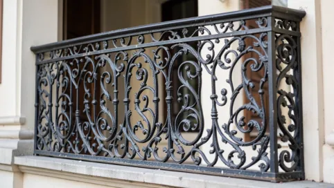 Wzory balustrad balkonowych metalowych