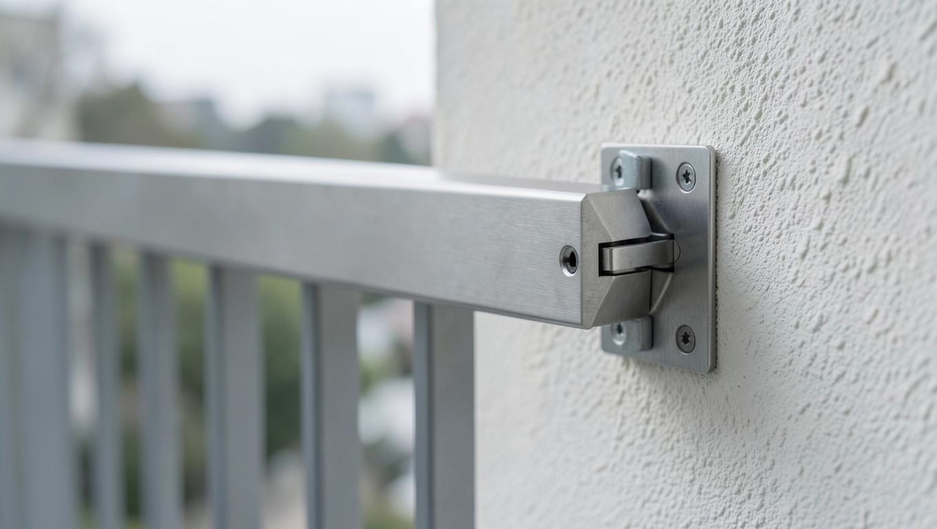 Uchwyty do mocowania balustrady balkonowej