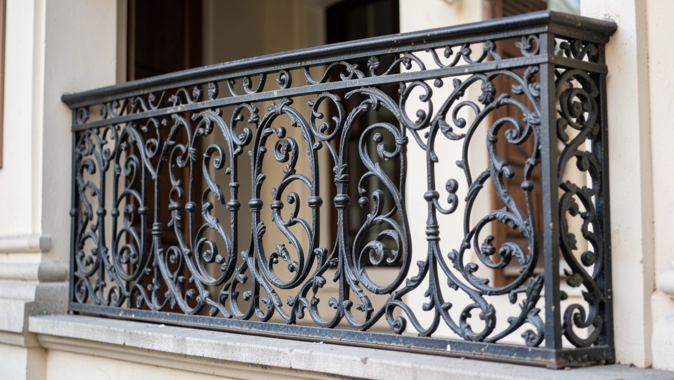 Wzory balustrad balkonowych metalowych